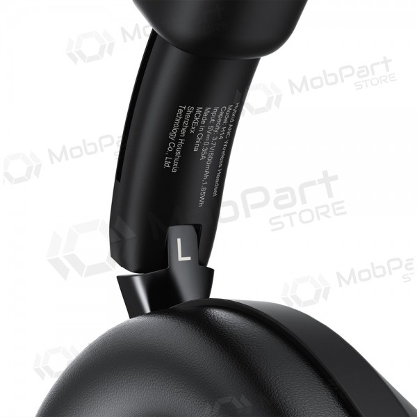 Fones de ouvido sem fio com microfone Acefast H14 Bluetooth USB-C pretos
