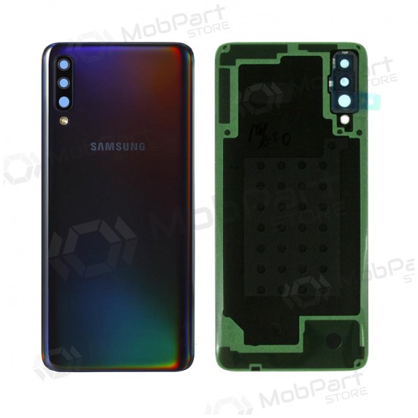 Samsung A705 Galaxy A70 2019 tampa traseira da bateria (preto) (usado grade C, original)