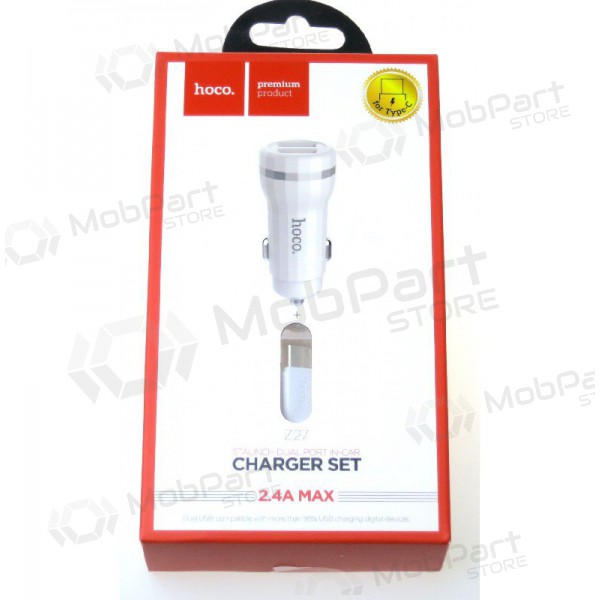 Carregador de carro HOCO Z27 USB + 