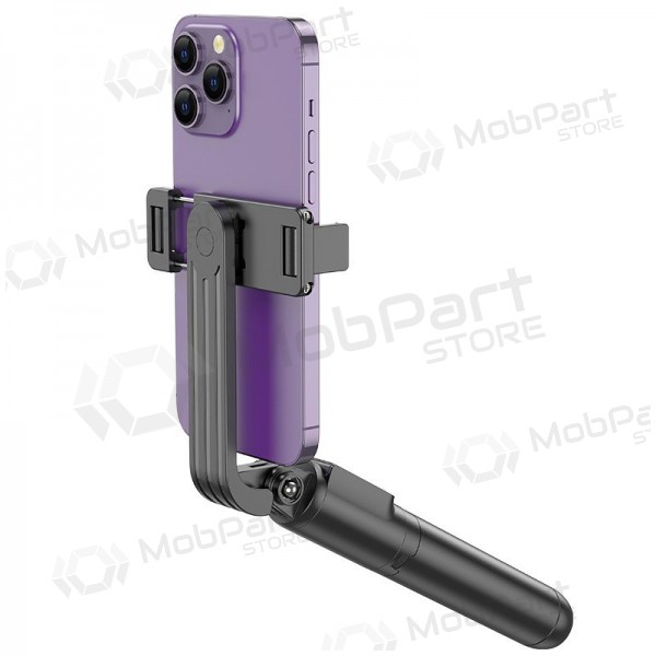 Tripé de bastão de selfie Borofone BY11 para telefone até 0.7 m Bluetooth preto