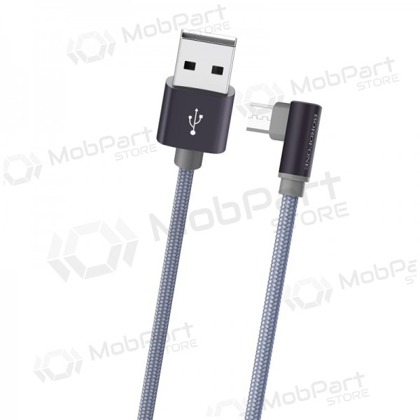 USB cabo Borofone BX26 microUSB 1.0m (cinza)