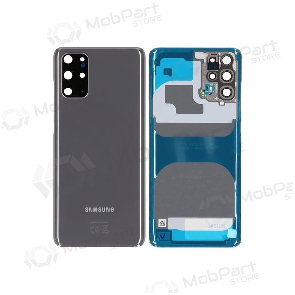 Samsung G985 / G986 Galaxy S20 Plus tampa traseira da bateria cinza (Cosmic Grey) (usado grade B, original) Samsung G985 / G986 Galaxy S20 Plus tampa traseira da bateria cinza (Cosmic Grey) (usado grade B, original)