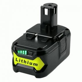 Bateria Ryobi ONE+ RB18L40 / P108 para ferramentas de 18V 4Ah Li-ion com indicador de carga (substituição)