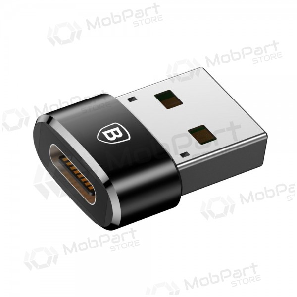 Adaptador Baseus Type-C to USB-A preto CAAOTG-01
