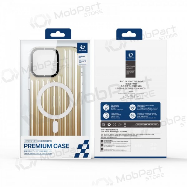 Capa para Apple iPhone 16e, 17e - Dux Ducis Zest (Gradient Desert Gold)