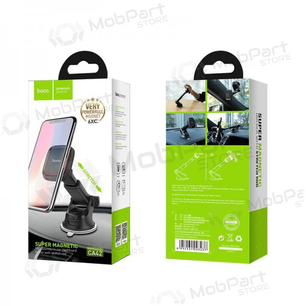 Suporte para telefone de carro Hoco CA42 Cool Journey, mounted on the dashboard, magnetic