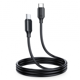 USB cabo Joyroom S-CC060A9 Type-C to Type-C 60W 1.0m preto