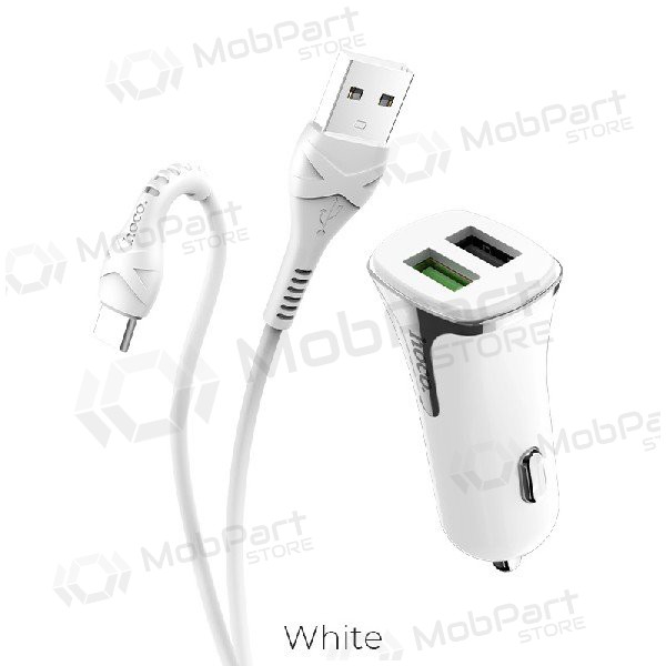 Carregador de carro HOCO Z31 USB + 