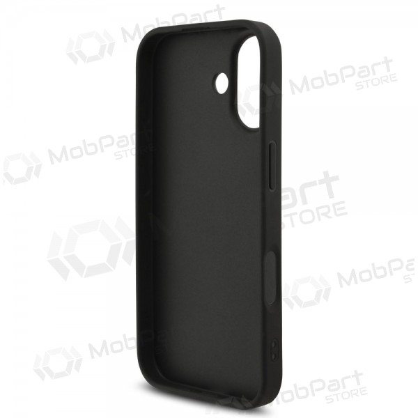 Capa para Apple iPhone 17 - Guess PU 4G Metal Logo Strap (preto)