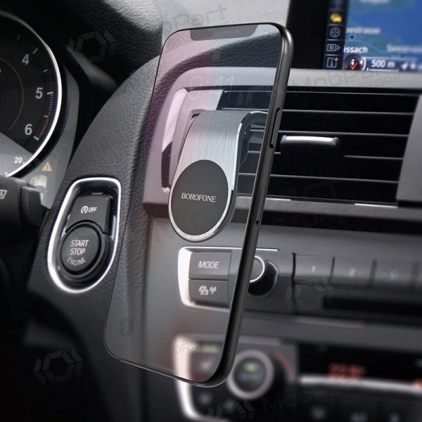 Automobilinis Universal telefono laikiklis Borofone BH10, mounted on ventilation grilles, magnetic, preto