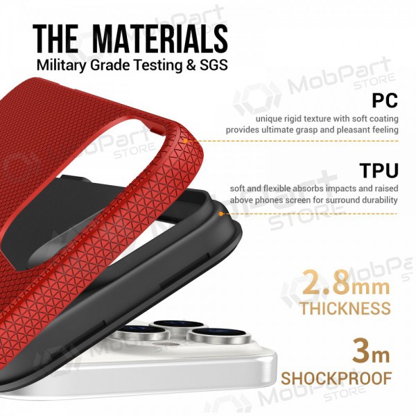 Apple iPhone 14 Pro capa „Perfectionists“ (vermelho)