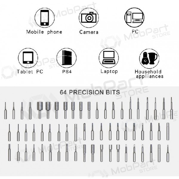Chave de fenda (73 antgaliai) Jakemy JM-8172
