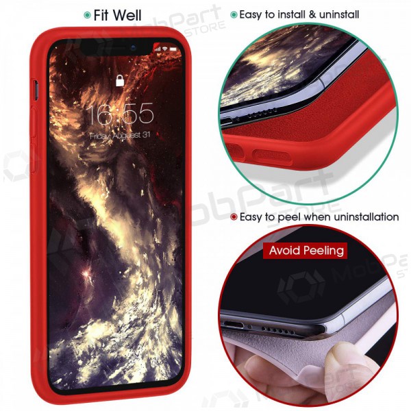 Capa Apple iPhone 11 Pro - Liquid Silicone - 2.0mm (vermelha)