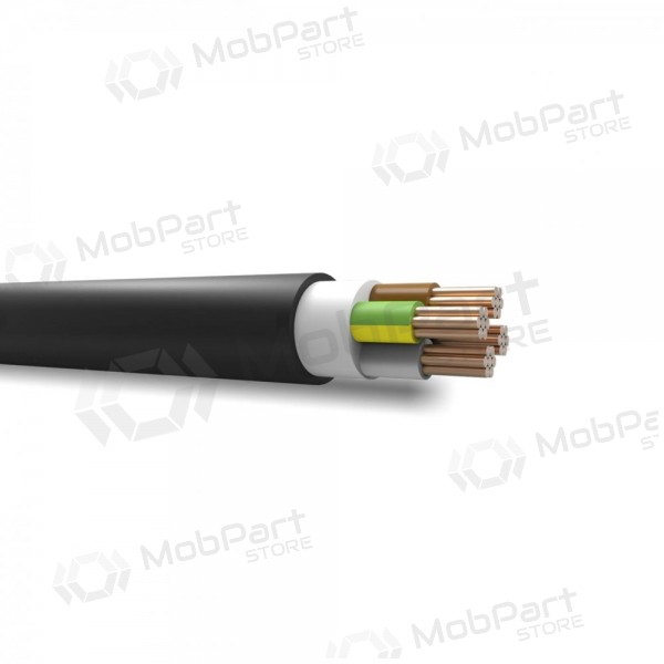 Cabo de energia Elpar N2XH-J 5x4 mm² de cobre XLPE LSZH CPR B2ca 1 kV monolítico.