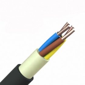 Cabo de energia Elpar N2XH-J 5x6 mm² de cobre XLPE LSZH CPR B2ca 0.6/1 kV monolítico.