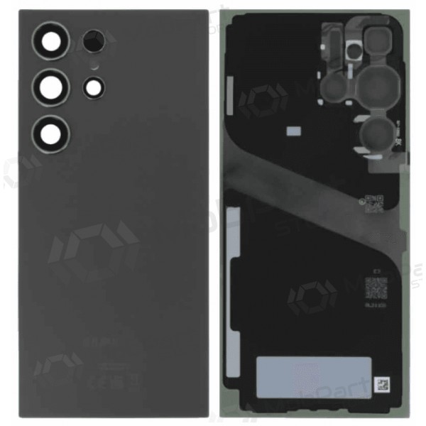 Capa traseira Samsung Galaxy S24 Ultra (preta) (original)