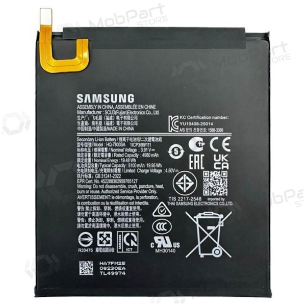 Bateria, acumulador para Samsung Galaxy Tab A11 (original)