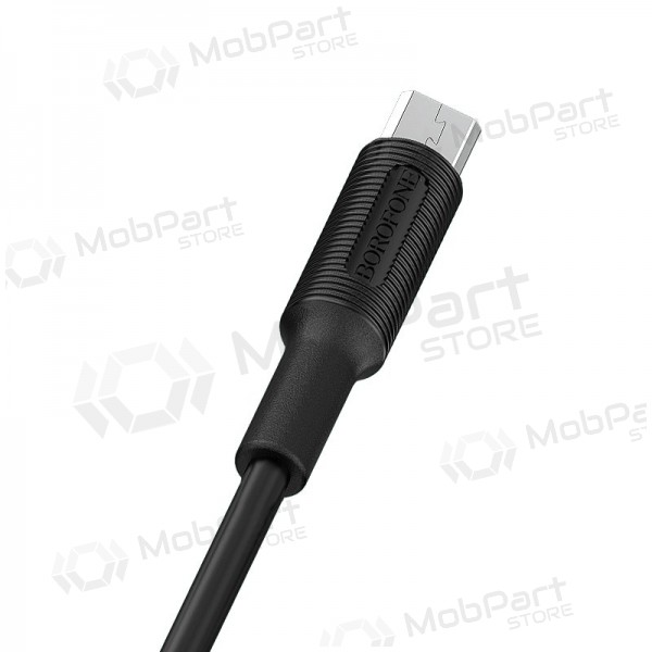 USB cabo Borofone BX1 microUSB 1.0m (preto)