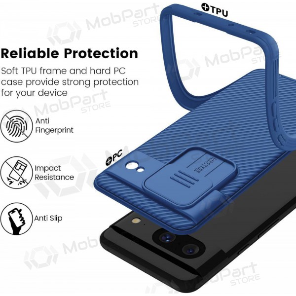 Google Pixel 7A capa „Nillkin CamShield Pro“ (azul)