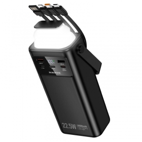 Bateria externa Power Bank Borofone BJ65 22.5W 30000mAh preto