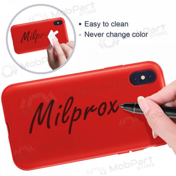 Capa para Apple iPhone X / XS - Liquid Silicone 2.0mm (vermelha)
