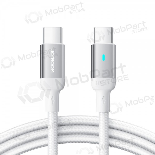 USB cabo Joyroom S-CC100A10 Type-C to Type-C 100W 1.2m branco