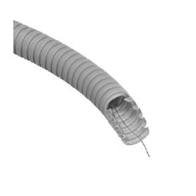 Gofruotas vamzdis su viela 40mm (cinza, 25m, 320 N/5 cm, D40) Pipelife