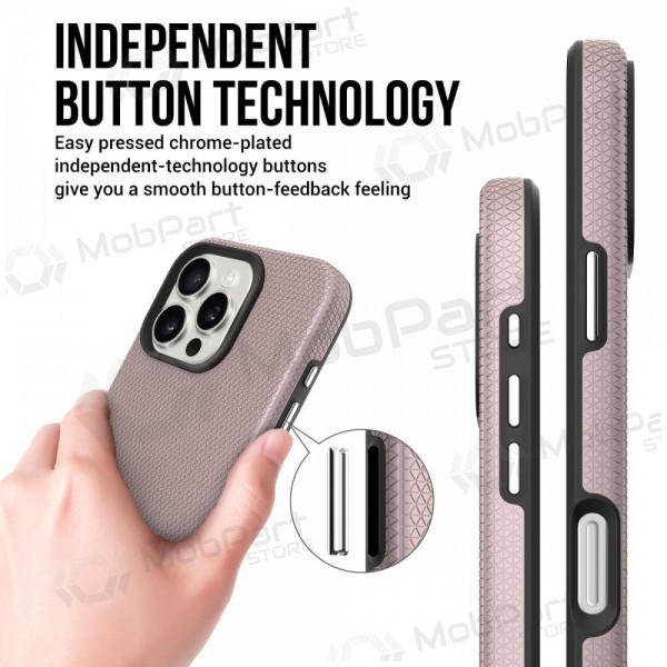 Capa para Apple iPhone 17 Pro Max, 18 Pro Max - Perfectionists (ouro rosa)