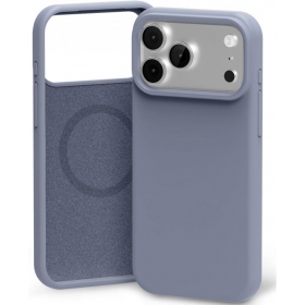 Capa Mercury Pure Magsafe Silicon Case Apple iPhone 17 azul escuro