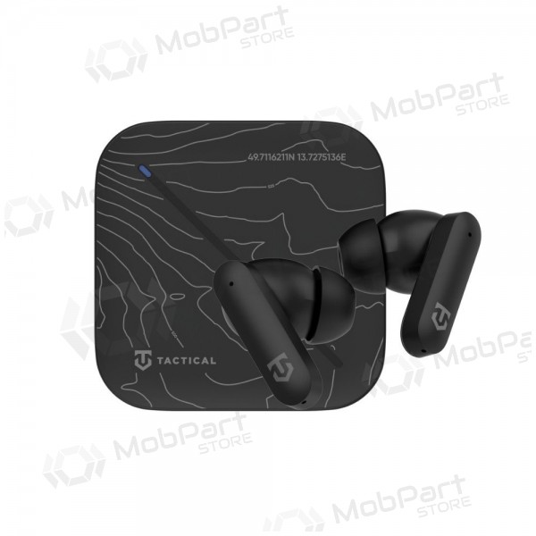 Fones de ouvido sem fio Tactical StrikePods Bahna com microfone USB-C pretos