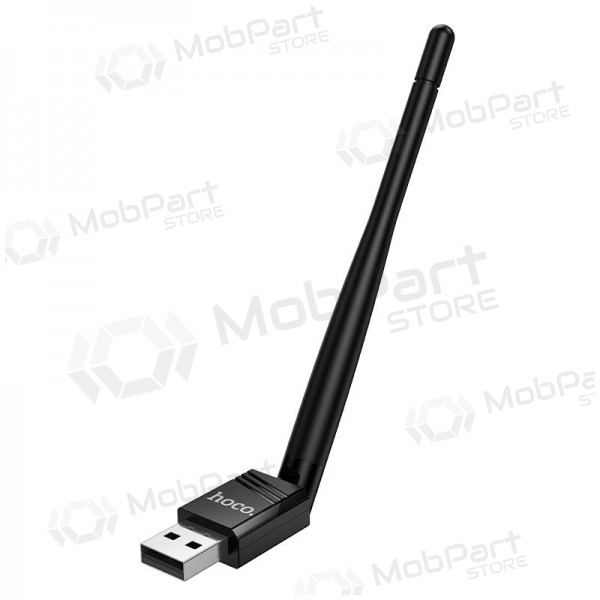 Adaptador USB Wi-Fi Hoco HI37 USB Wi-Fi 4 preto