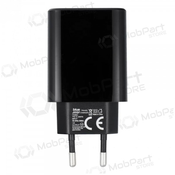 Carregador de telefone Blue Star 35 W USB-C preto