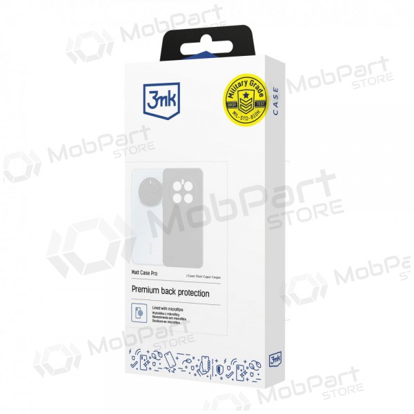 Capa para Apple iPhone 15 Pro - 3MK Matt Case (preto)
