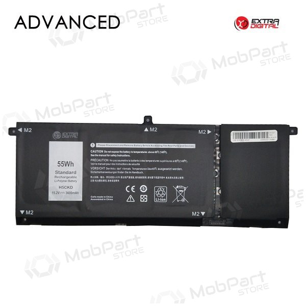 DELL H5CKD, 3600mAh bateria do portátil, Advanced DELL H5CKD, 3600mAh bateria do portátil, Advanced