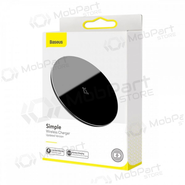 Carregador sem fio Baseus Simple Type-C (15W) WXJK-B01 (preto)