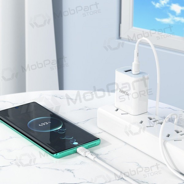 USB cabo Hoco X83 60W Type-C to Type-C 1.0m branco
