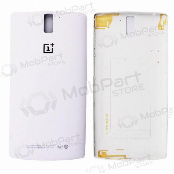 OnePlus One tampa traseira da bateria (branco) (usado grade A, original)