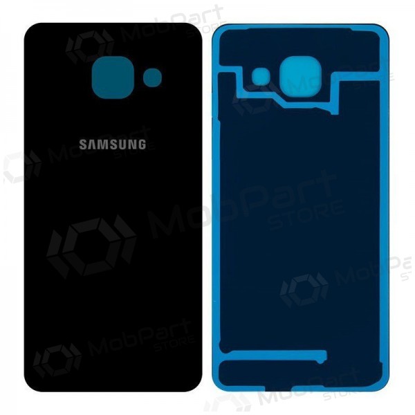 Samsung A310F Galaxy A3 (2016) tampa traseira da bateria (preto) (usado grade B, original)