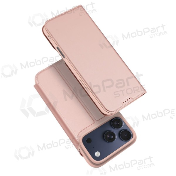 Capa para Apple iPhone 17 Pro, 18 Pro - Dux Ducis Skin Pro (rosa / dourado)