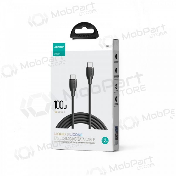 USB cabo Joyroom SA29-CC5 USB-C to USB-C 100W 1.2m preto