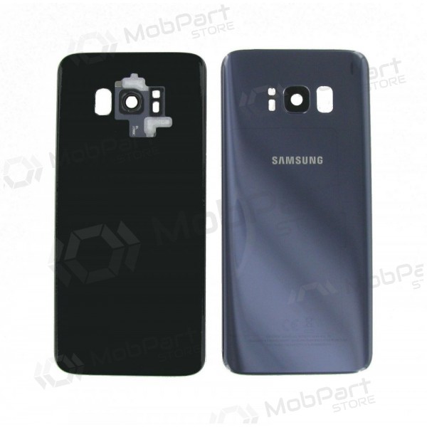 Tampa traseira da bateria Samsung G955F Galaxy S8 Plus violeta (Orchid grey) (usado grau A, original)