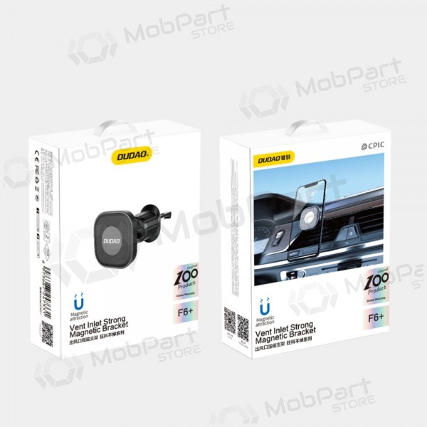 Suporte magnético para telefone Dudao F6+ para grelha de ventilação