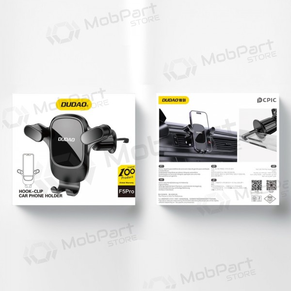 Suporte de telefone para carro Dudao F5PRO para grelhas de ventilação