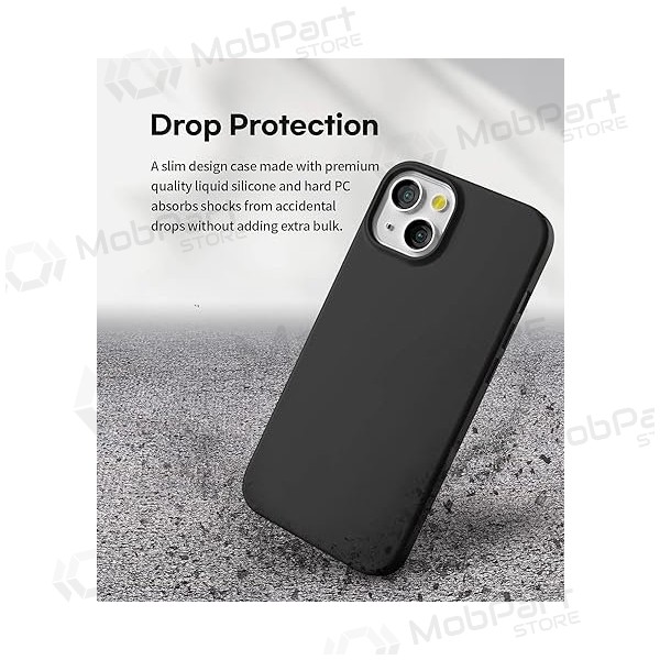 Capa para Apple iPhone XR - Mercury Soft Feeling (preta)