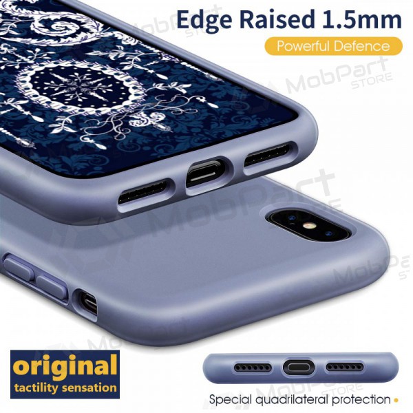 Capa para Apple iPhone 11 Pro - Liquid Silicone - 2.0mm (cinzento lavanda)