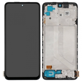 Xiaomi Redmi Note 10 / Redmi Note 10S / Poco M5s ecrã (preto) (com moldura) (original)