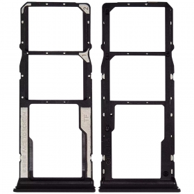 Suporte de cartão SIM Xiaomi Redmi 13C - preto