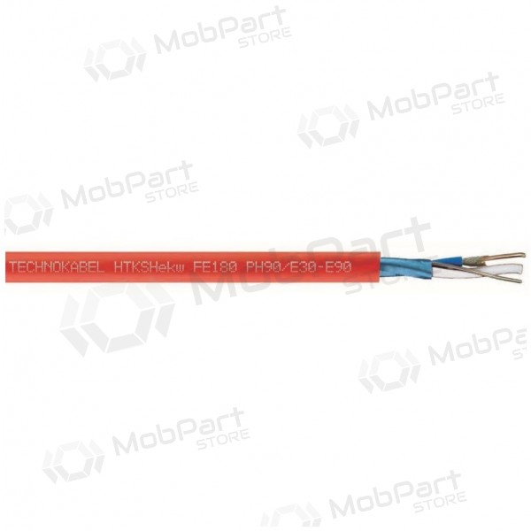 Cabo ignífugo Technokabel HTKSHekw FE180/Ph90 E30-E90 B2ca 1x2x1mm (100m)