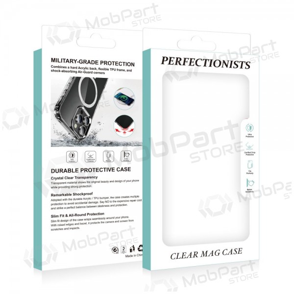 Capa para Apple iPhone 16 Pro - Perfectionists Clear Mag Case (transparente)