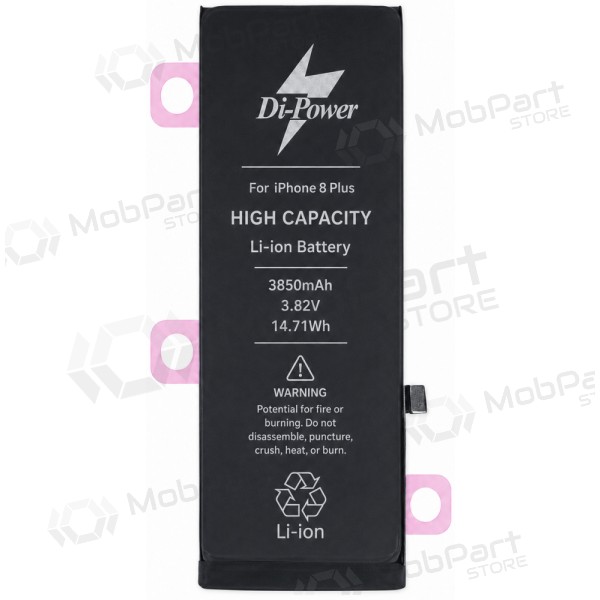 Bateria Apple iPhone 8 Plus, acumulador Di-Power 3850 mAh (capacidade aumentada)